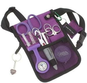 Custom Waterproof Medical Nurses Organizer Belt Bag Waist Pouch Bags Nurse Fanny Pack
