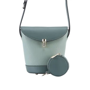 Custom Women Fashion Trend High Quality Vegan Leather Bucket Bags Women Handbag With Coin Purse