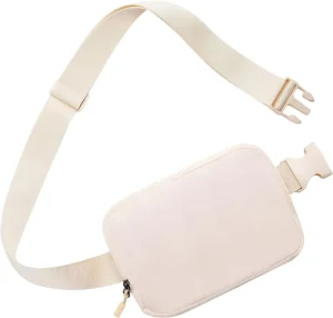 Custom Women’s Belt Bag Fanny Pack Crossbody with 3 Pockets