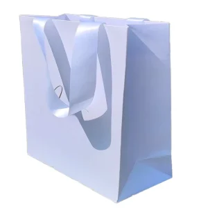 Custom Your Own Logo Classic Luxury Shopping Boutique Gift Carry Clothing Shoes Packaging White Cardboard Bags