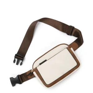 Custom logo Purse Chest Bag Crossbody Belt Sport Bags PU Leather Women’s Waterproof Fanny Pack Waist Bag