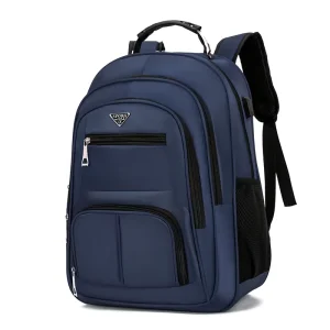 Custom logo Travel School Bags Big Capacity Smart USB Aluminum Handle Waterproof Laptop Backpack College