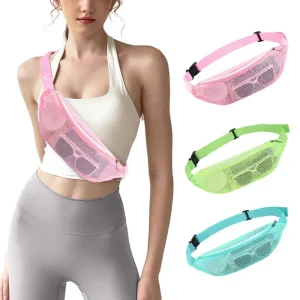 Custom logo Waterproof Chest Pouch Men Sport Waist Bag Nylon Running Women Fanny Pack Crossbody Bag Factory