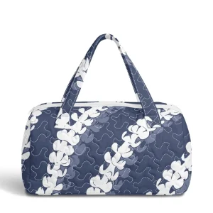 Custom-printed Hawaiian Stripe Style Quilted Foldable Durable Polyester Large-capacity Zippered Travel Bag Custom