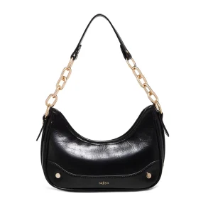 Custom top quality new design women designer bags chain pu leather underarm Half moon crossbody shoulder bags