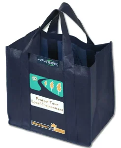 Customizable Eco friendly PP Non woven Fabric Tote Reusable Supermarket Bag