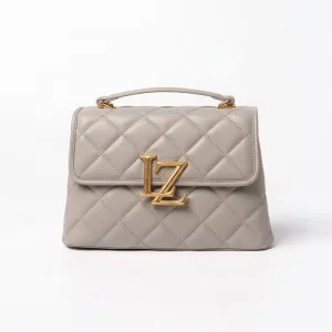 Customizable Genuine Leather Handbag for Women’s Quilted Flap Shoulder Crossbody Bag Portable Handle Bolsos De Mujer