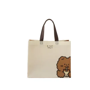 Customizable Recyclable Shopping Tote Bag Multi Color Waterproof Laminated Non Woven with Handle for Supermarket Use