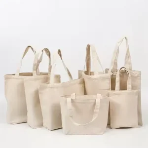 Customizable Size Solid Color Canvas Tote Bag Custom Canvas Tote Bag Canvas Shoulder Bag Plain Custom Canvas Bag