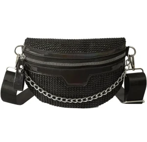 Customizable Sports Sling Chest Waist Bag with Adjustable Straps Fashion Belts Bag Made From PU Material