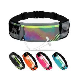 Customize Upgraded Running Belt Bag Waterproof Nylon Fanny Pack Sports Waist Bag