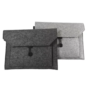 Customized 15.6 Inch Laptop Bag with Inner Felt Ultra Thin Protective Cover and File Bag Customized Logo Design