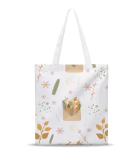 Customized Cotton Shopping Tote Canvas Bags Printed with Your Logo Nonwoven Product Category