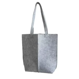 Customized Eco Friendly Felt Tote Handbag Shopping Bag With Handles