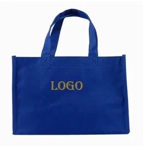 Customized Eco-friendly Non-woven Fabric Handbags Bundle Bags Heat-pressed Folded Shopping Bags with logo Printed