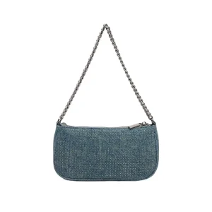 Customized Fashion Chain Ladies Handbags Luxury Crossbody Bag Design Diamond Denim Women Shoulder Bags