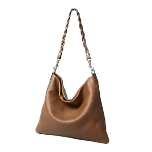 Customized Fashion Genuine Leather Ladies Handbags Large Capacity Crossbody Bag Simple High Quality Women Shoulder Bags