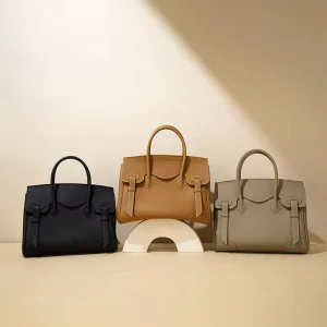 Customized High Quality Real Leather Tote Bag Luxurious Large Capacity Fashionable Shoulder Bags Handbag for Women
