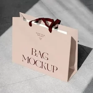 Customized High end Fashion Shopping Bags with logo Corporate Packaging Bags