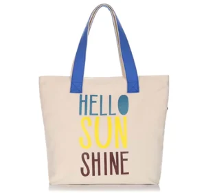 Customized Large Plain Tote Shopping Bag Organic Cotton Promotional Product Organic Cotton Large Tote Bag
