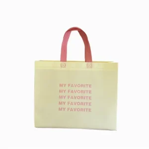 Customized Large-capacity Non-woven Bags with Logos for Clothing Stores Party and Shopping Tote Bags Made of Non-woven Fabric