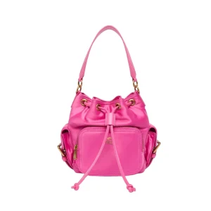 Customized Logo Factory High Quality Crossbody Bags Design Drawstring Lightweight Soft Bucket Bag For Women