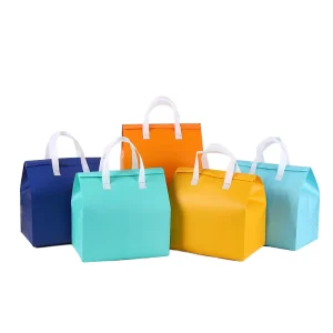 Customized Logo Print 100% Non Woven Fabric Beverage Packaging Reusable Recycle Biodegradable Eco Moisture Craft