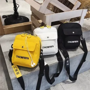 Customized Mini Messenger Canvas Sling Shoulder Bag Luxury Designer Handbags for Women Shopping