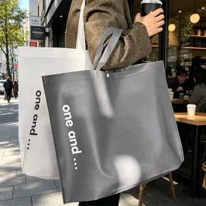 Customized Non-Woven Tote Bag for Clothing Store Use or Food Industrial Use for Gift Packing