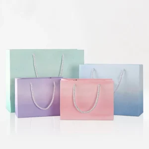 Customized Personalized Boutique Shopping Paperbags Gift Packaging Bag Cardboard Paper Bag Custom Print Logo