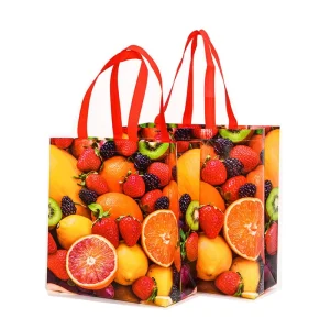 Customized Printed Durable Laminated Non Woven Handled Bag High Quality Reusable for Promotion Gift Supermarket Grocery Clothing