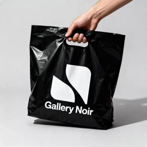Customized Printed Retail Shopping Plastic Bag Plastic Carry Die Cut Shopping Plastic Packaging Bags With Logo