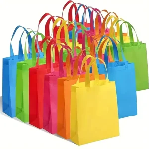 Customized Reusable Tote Shopping Bag Recycled Eco Non Woven Custom Bag With Logo
