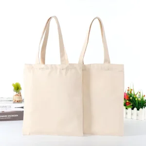 Customized Size Solid Color Canvas Tote Bag Custom Canvas Tote Bag Canvas Shoulder Bag Plain Custom Canvas Bag