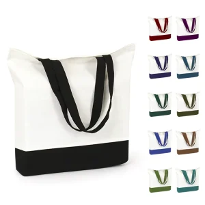Customized Tote Hich Quality Korean Large Embroidered Large Canvas Bag For Bags