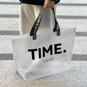 Customized Transparent Waterproof Recyclable Laminated PP Woven Environmentally Friendly Shopping Bag