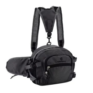 Customized Waist Bag Waterproof Polyester Chest Bag Daypack Crossbody Backpack For Travel Sports Running Hiking
