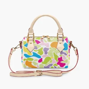 Customized Womens Handbag Multi Color Camo Zipper Tote Bag PU Leather Pillow Bag Cloud Camo Printed Casual Handle Crossbody Bag