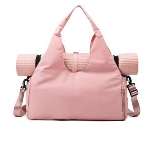 Customized Zipper Water-Proof Gym Tote Bags for Ladies All-Season Sport Travel Fashion Yoga Studios Outdoor Sports