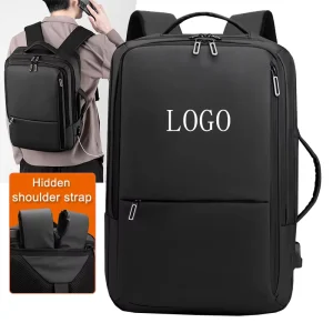 Customized logo Laptop Backpack Waterproof Fashion USB Charging Expanded Large Capacity