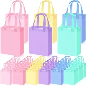 Customized logo Packaging for Birthday Party Fabric Bags of Laminated Non-woven Fabric Handbags