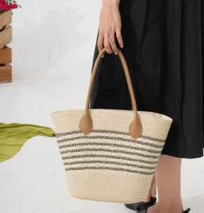 Customizes Tote Bag Boho Bag New Products Fine Woven Lightweight Holiday Outdoor Shoulder Bag