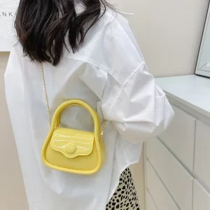 Cute Mini Purse Bags for Women Retro Crossbody Little Girl Kids Bag Simple Texture Ladies Hand Bag