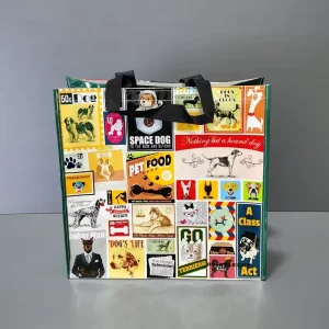 DLBZ Customized Full Color Laminated Non woven Bag Photo Print Durable Reinforced Handle Reusable Fashion Shopping Carrier