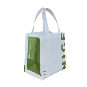 DLBZ Factory Direct Durable Eco friendly Large Sturdy Foldable Easy Carry Custom Non Woven Tote Handbag for Food Packaging