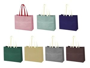 DLBZ Heavy Duty Reinforced Handle Non Woven Bag Custom Logo Printed Versatile Eco Friendly Reusable Shopping Tote Bag