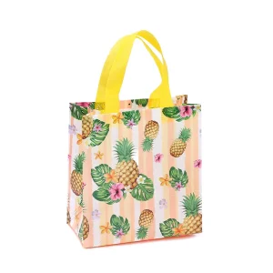 DLBZ Low MOQ Versatile Reusable Compact Summer Fruit Pattern Folding Personalized Non woven Fabric Handbag for Daily Life