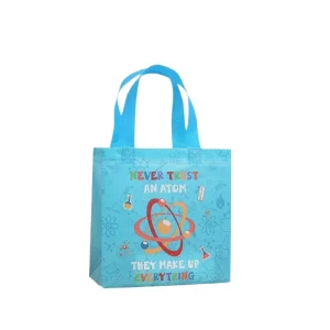 DLBZ Versatile Folding Reusable Science Theme Durable Customizable Non Woven Gift Bags for Students