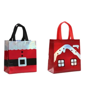 DLBZ Versatile Sturdy Compact Durable Environmental Friendly Large Customized Non Woven Tote Bags for Xmas Holiday Travel