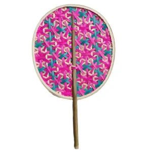 Daily Use Eco Friendly Natural Handmade Woven Straw Hand Fan